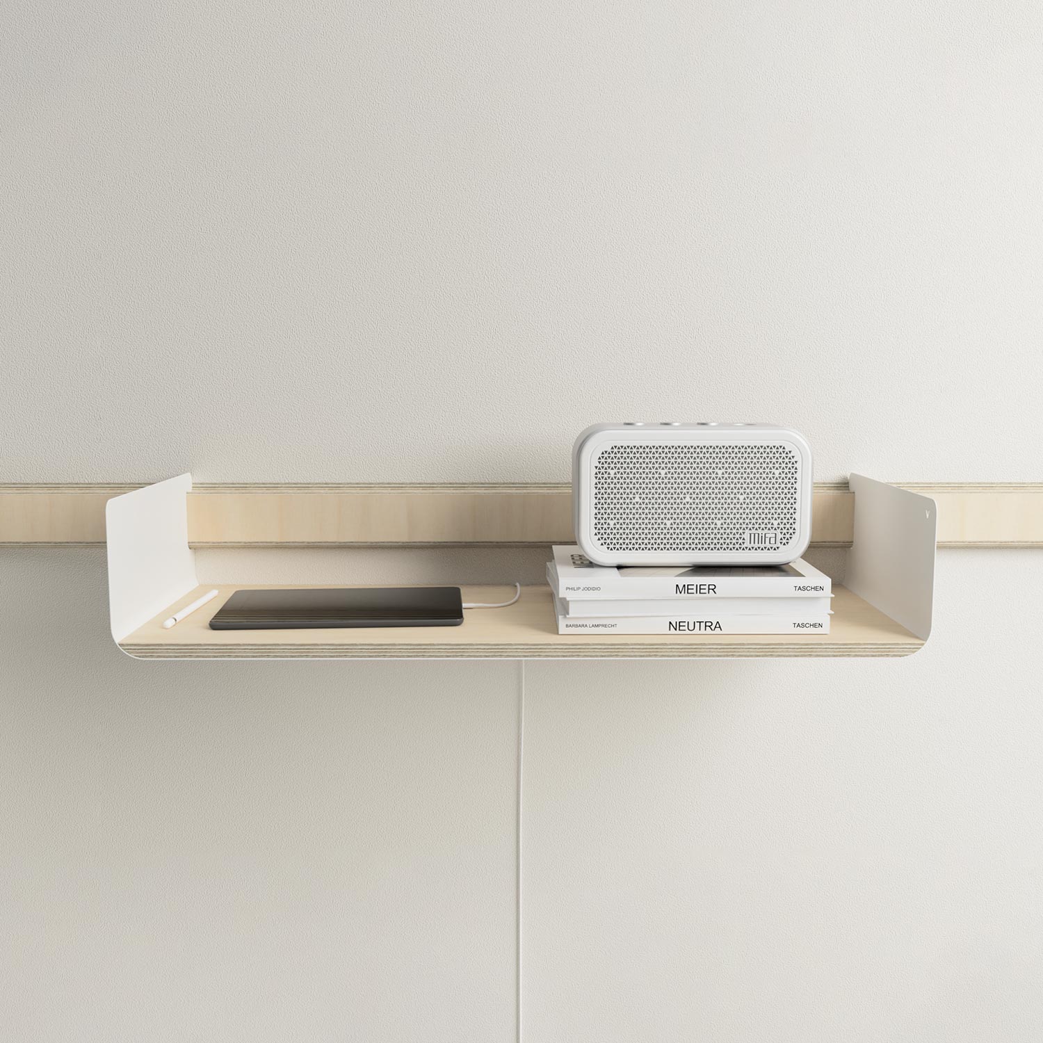 Shelf murale Variand A01 bouleau in context — storage design | Antifer