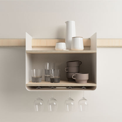 Shelf kitchen Variand A02 L bouleau in context — grande taille | Antifer