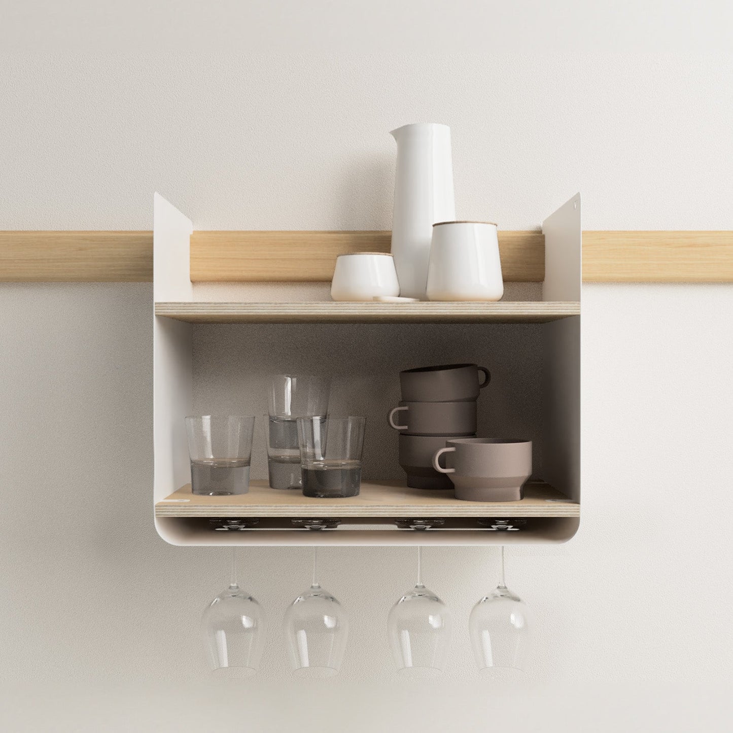 Shelf kitchen Variand A02 L chêne in context — grande taille | Antifer