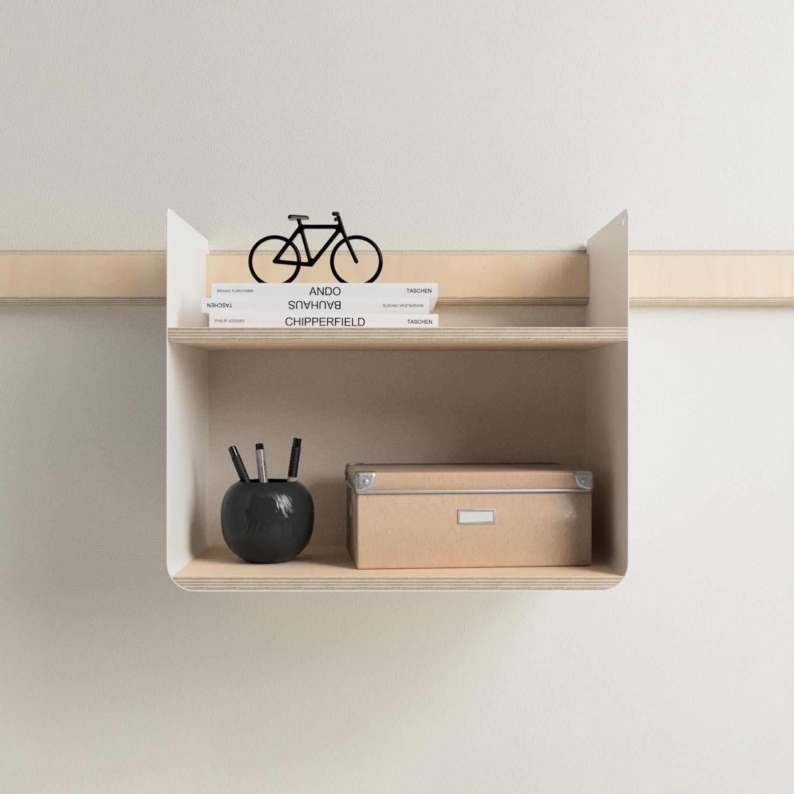 Shelf murale large Variand A02 — storage mural design | Antifer