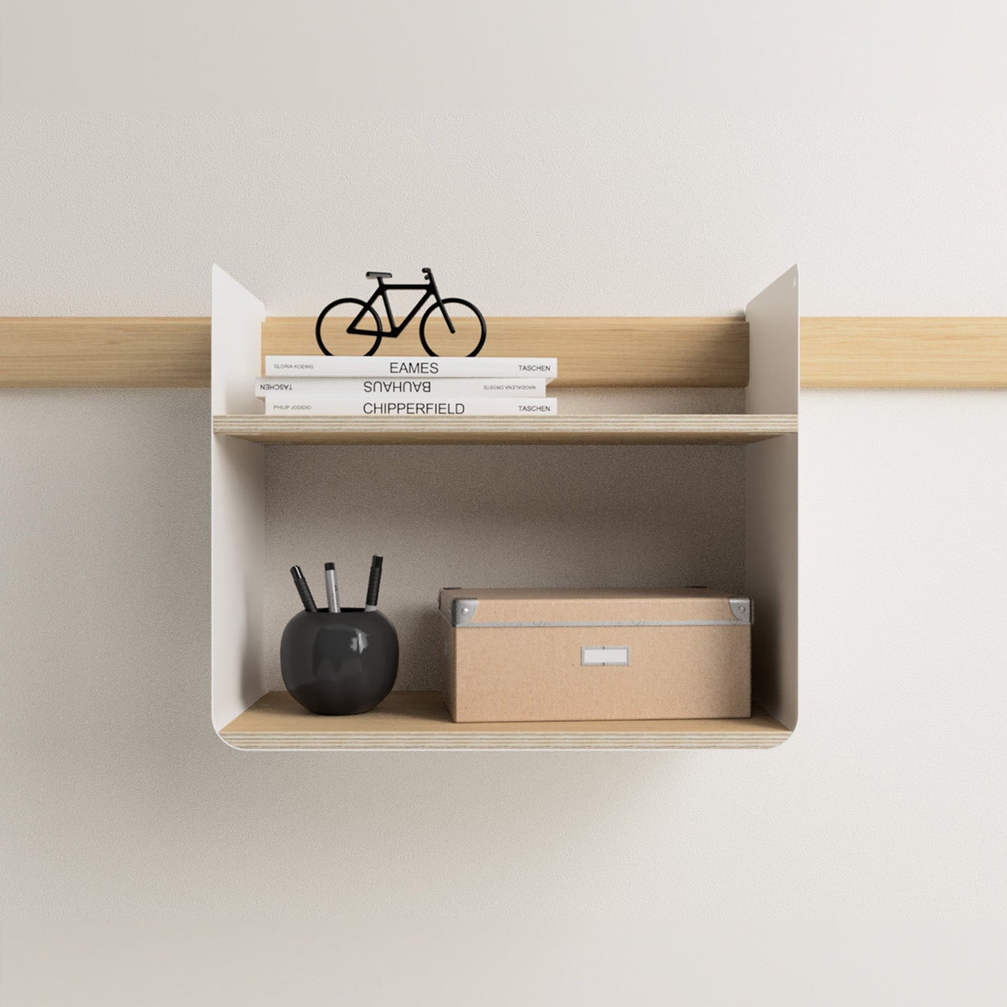 Shelf murale large Variand A02 chêne — catalog view | Antifer