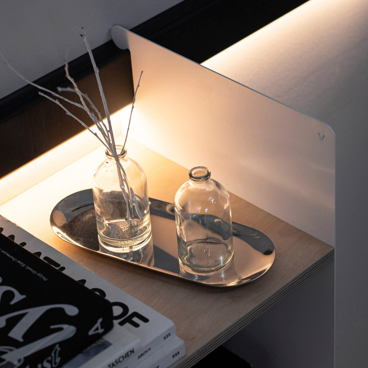 Shelf murale Variand A02 L — detail fixation rail | Antifer