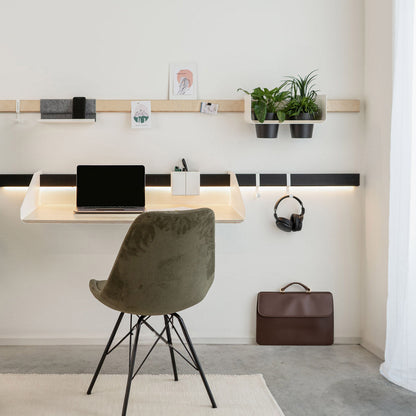 Desk mural Variand D01 M fermé — storage mural discret | Antifer