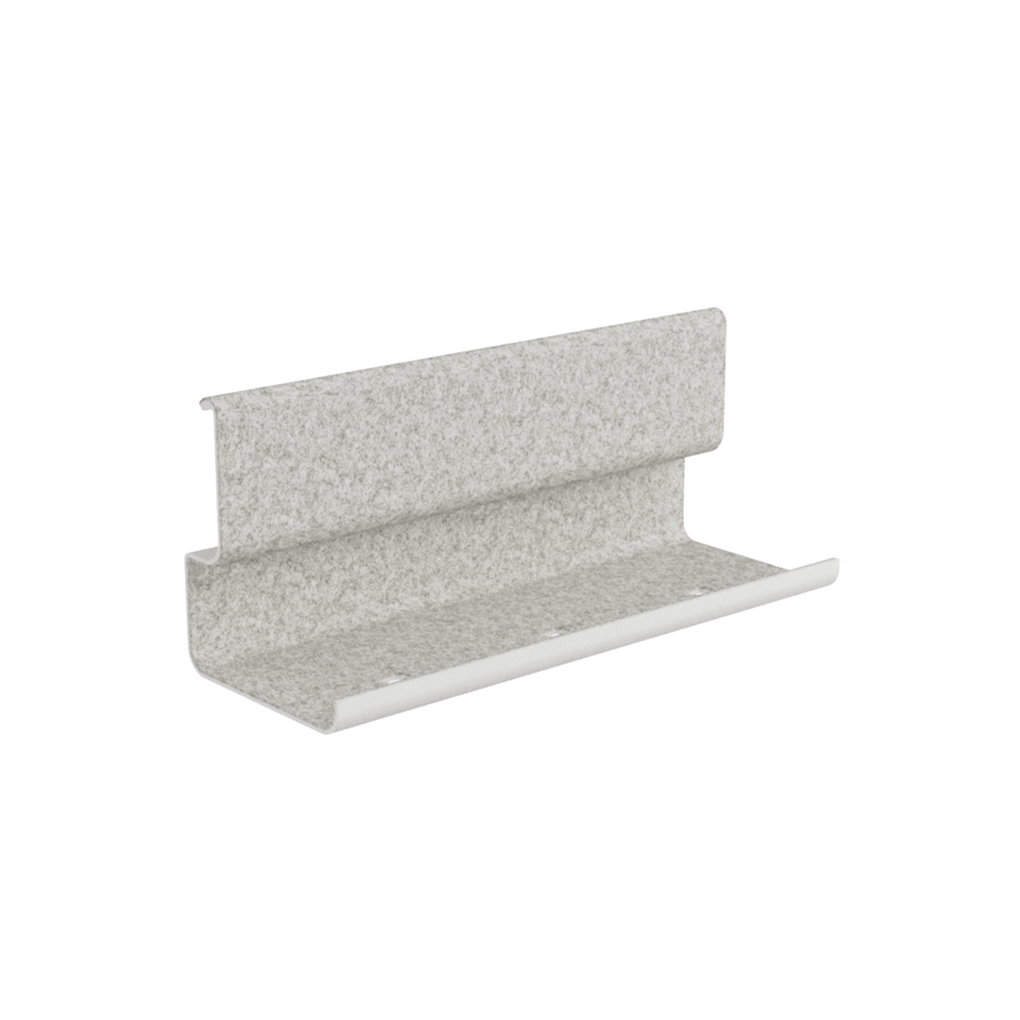 Variand I02 wall shelf in office setting — birch with supplies — Variand design | Antifer