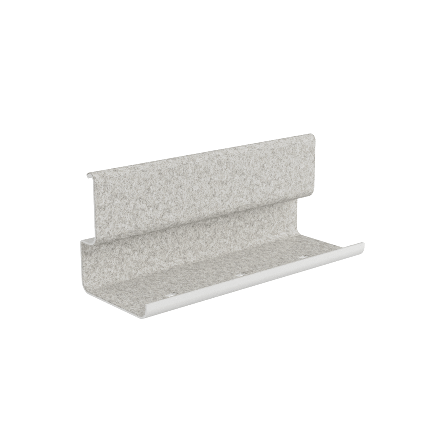 Variand I02 wall shelf in office setting — birch with supplies — Variand design | Antifer