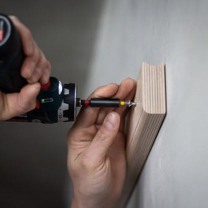 Complete Variand wall rail collection — birch oak black and white — Variand design | Antifer